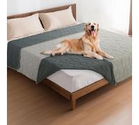 PICK FOR LIFE Waterproof Dog Blanket for Bed and Sofa, Waterproof Dog Bed Sofa Cover Washable Reversible Puppy Blankets Anti Scratches Dirty for Couch (157×208cm)
