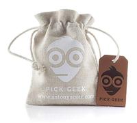 Pick Geek Assorted Guitar Picks | 51 Premium Quality Picks Plectrums For Your Electric, Acoustic, or Bass Guitar | X Heavy, Heavy, Medium, Thin | Gifted in a Unique Linen Pick Bag