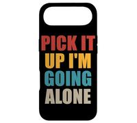 Pick It Up I'm Going Alone Euchre Player Case for iPhone Air