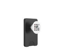 Pick It Up I'm Going Alone Euchre Player PopSockets PopWallet for MagSafe