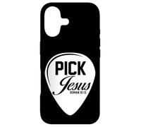 Pick Jesus Romans 10:13 Church Guitar Player Music Women Men Case for iPhone 17