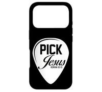 Pick Jesus Romans 10:13 Church Guitar Player Music Women Men Case for iPhone 17 Pro