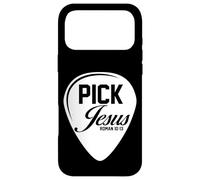 Pick Jesus Romans 10:13 Church Guitar Player Music Women Men Case for iPhone 17 Pro Max