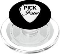 Pick Jesus Romans 10:13 Church Guitar Player Music Women Men PopSockets PopGrip for MagSafe