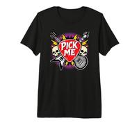 Pick ME - Retro Vintage Rock & roll tee Guitar Lover Player Premium T-Shirt