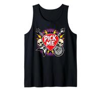 Pick ME - Retro Vintage Rock & roll tee Guitar Lover Player Tank Top