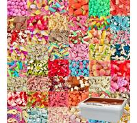 Pick & Mix Fizzy Candy Sweet with Gift Tub - Jelly, Gummy, Chewy & Fizzy Sour Sweeties - Ideal for Parties & Gifts (1000g)