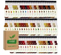 Pick & Mix Simply Syrups 250ml - Choose Any 4 - 60+ Flavours Available - Coffee, Cocktail & Dessert Syrups - Compatible for Simply Syrups By Luxe Bitez