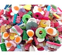Pick & Mix Sweets 1kg - 20 Varieties Fizzy, sour and Jelly Sweets, premium quality pick and mix sweets, Large Retro Candy Assortment Bag - for Children, Adults, Christmas