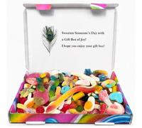 Pick & Mix Sweets Gift Box, 21 Random Fizzy, Gummy & Retro Sweets, Sealed Sweet Hamper, Birthday & Thank You Gift for Him, Her & Kids