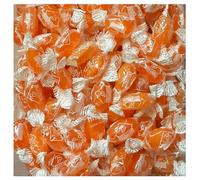 Pick & Mix Wrapped Sherbet Orange Boiled Sweets - Individually Wrapped Classic Hard Candy with Fizzy Sherbet Centre - Retro Fruit Flavour Treats for Kids & Adults (1500g)