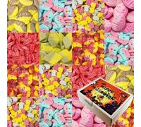 Pick n Mix All Types of Sweets Collections - Variety Flavours,Colors,Types of Sweetss - Halloween,Birthday Party, Thanksgiving Themed Mixed Sweet (500g, Random Mixed Vegan Bubss Sweets)