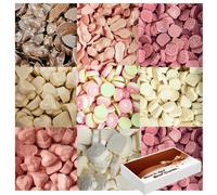 Pick n Mix Chocolate Sweets - Pink & White Mice, Brown Mice, Chocolate Hearts, Pink Pandas Shape Retro Candy Mix - Perfect for Party Bag Fillers & Gift Treats (1Kg)