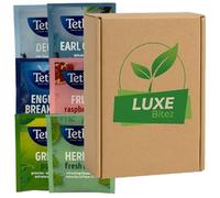 Pick N Mix | Choose 5 Flavours from English Breakfast, Earl Grey, Decaf, Green, Herbal Mint, Raspberry | Tea Envelope Sachets | Compatible For Tetley Tea By Luxe Bitez | Pack of 100 (20 of Each)