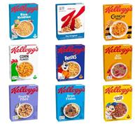 Pick N Mix |Choose From Cornflakes, Rice Krispies, Coco Pops, Bran Flakes, Frosties, Crunchy Nut | 20 Packs (5 Packs of Each Flavour) | Compatible For Kellogg's Cereal Portion Packs By Luxe Bitez
