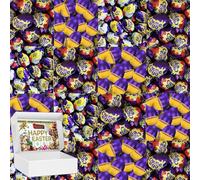 Pick N Mix Creme Mixed Egg Chocolates With Easter Gift Box - Creme Milk,Creme White,Caramel Mixed Chocolate Eggs - Foiled Wrapped Mixed Egg Chocolates - cdb (800g)