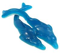 Pick N Mix Giant Dolphins Fishes Sweets Fruit Flavour Gummy Dolphin Jelly Candy Gummies - 250g 500g 1kg 3kg Bag (1kg) Candy Buffet