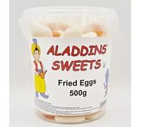Pick n Mix Retro Fried Eggs Jelly Halal Sweets. Premium Quality for Kids & Adults Christmas, EID, Wedding Candy Carts, Gift and Sharing. 500g / 1kg bulk buy (500 G)