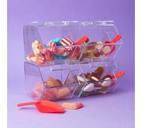 Pick 'n' Mix Sweet Dispenser with 4 Compartments & Scoops