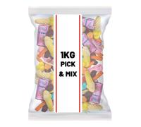 Pick N Mix Sweets, 1kg Bag, Assorted Jelly, Fizzy and Gummy Sweets, Party Sharing Selection