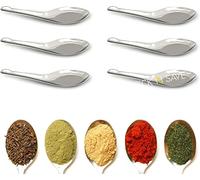 Pick N Save Small Mini Measuring Spoons, Stainless Steel, Perfect for Spice Jars, Masala Dabba Spice Spoon, Storage Tins, Coffee, Tea, Condiments, Sugar, Honey, Milk Powder, Ice Cream - Set of 24