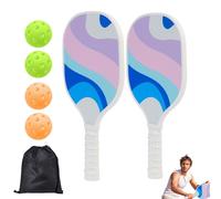 Pick Paddle Set, Pick Paddle Set | Pick Paddle Set Sport Ball Paddle with Ball and Bag, Sport Ball Paddle, Large Lightweight Paddle, Sports Accessories Ball Paddle Set