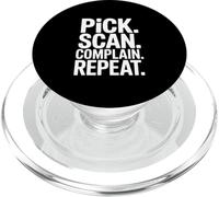 Pick Scan Complain Repeat Warehouse Worker Life PopSockets PopGrip for MagSafe