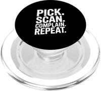 Pick Scan Complain Repeat Warehouse Worker Life PopSockets PopGrip for MagSafe