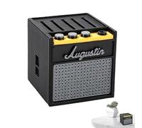 Pick Storage Box - Amplifier Holder 5x5x5cm Case, Guitar Token Organizer | Printed Music Plectrum Display Keeper Rack Stand, Rock Artist Band Accessory Collector Desktop Decoration Present for Perform