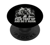 Pick That Up And Do It Again Gorilla Gym Workout Fitness PopSockets Adhesive PopGrip