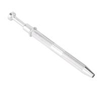 Pick-up Clip Gem Gripping Tweezer Silver Metal Compact 11.3cm Portable Tool for Beading Eyeglass Repair Watch Maintenance and Jewelry Crafting