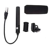 Pick Up Sound Black Metal Camera Mic High Sensitivity Stereo Effect Condenser Microphone with 3-pin XLR Interface Activity Video Outdoor(black)