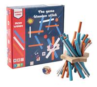 Pick Up Sticks Game - Retro Toys, Portable Set | Family Challenge Activity, Colorful Skill Toy, Classic Dexterity Fun & Engaging Attribute For Gatherings Parties Travel Classroom Entertainment