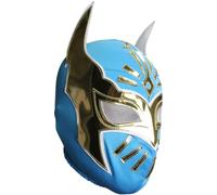 Pick Your Adult Size Luchador Lucha Libre Mexican Wrestling Mask Pro-Fit Mask-Sin Cara Blue Golden