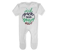 Pick Your Poison Cauldron Potion [HALLO19] Baby Romper Jumpsuit with feet, 3-6 Months, White