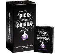 PICK YOUR POISON Party Game + Family Expansion Set - The “What Would You Rather Do?” Card Game for Kids, Tweens, Teens, College Students, Adults, at Fun Parties and Board Games Night with your Group