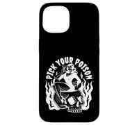 Pick Your Poison Pin Up Devil Woman Traditional Tattoo Flash Case for iPhone 15