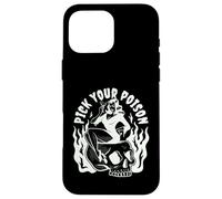 Pick Your Poison Pin Up Devil Woman Traditional Tattoo Flash Case for iPhone 16 Pro Max