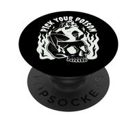 Pick Your Poison Pin Up Devil Woman Traditional Tattoo Flash PopSockets Adhesive PopGrip