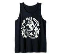 Pick Your Poison Pin Up Devil Woman Traditional Tattoo Flash Tank Top