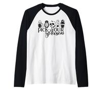 Pick Your Poison Raglan Baseball Tee