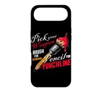 PICK YOUR WEAPON BRUSH FOR DRAMA PENCIL FOR PUNCHLINE Case for iPhone Air