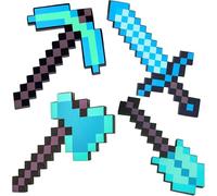 Pickaxe Sword Toys, Pick Foam Action Figure Accessory Axe Shovel Game Swords Toy for Game Fans