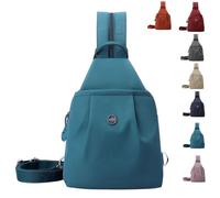 Pickelect Waterproof 2-Way Commuter Bag.Women Men, Oxford Large Capacity Convertible Shoulder Bag, Travel Bags (Agate Blue)