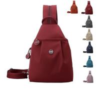 Pickelect Waterproof 2-Way Commuter Bag.Women Men, Oxford Large Capacity Convertible Shoulder Bag, Travel Bags (Bordeaux Red)