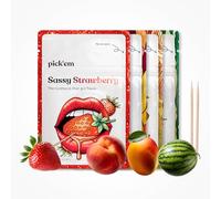 pick'em flavoured toothpicks Ultimate Fruity Pack [80x FLAVOURED TOOTHPICKS] - the lifestyle alternative to chewing gum (fruity & fresh) - toothpicks with flavour - toothpicks wooden