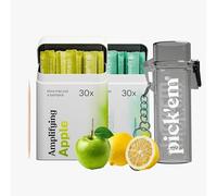 pick'em vitamin flavoured toothpicks Powerline Starter Bundle [60x FLAVOURED TOOTHPICKS AND CARRY CASE] - the lifestyle alternative to chewing gum (Starter Bundle) - toothpicks with flavour