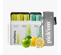 pick'em Vitamin Flavoured Toothpicks Starter Set, 60 Pack + Case