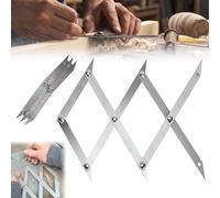 Picket Master Pro 3 Point Center Finder for Precise Measurements,Accurate Center Finder Tool,Equal Spacing Divider, Layout Tool for Woodworking, Welding, and DIY Projects (3 Point)