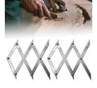 Picket Master Pro 3 Point Center Finder For Precise Measurements,Equidistant Measuring, Marking, Layout Tool, Equal Spacing Layout Tool for Welding and Woodworking (2pcs)